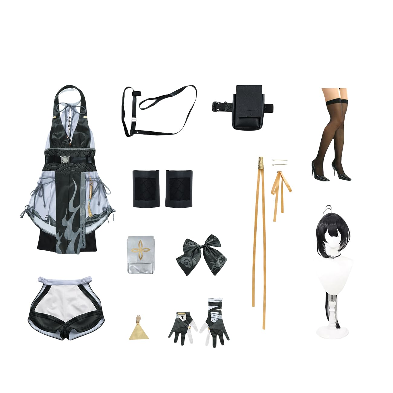 Amazon.co.jp: [YAYANA] 鳴潮 漂泊者 コスプレ衣装 男女主人公 豪華版